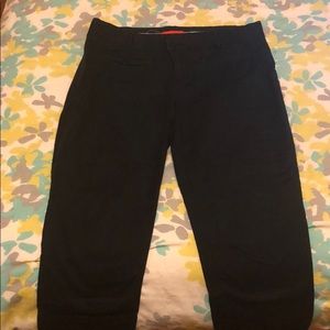Anthropologie Cartonnier black Capri pants